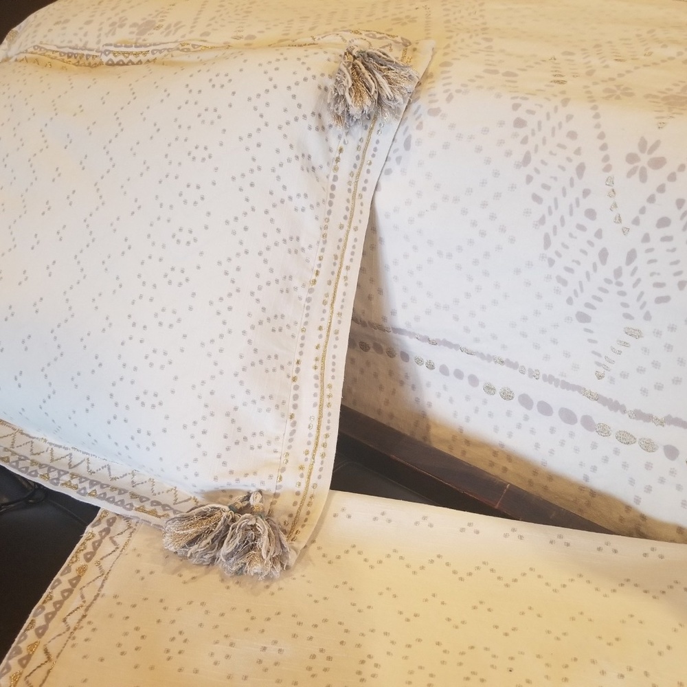 Anthropologie duvet and sham set